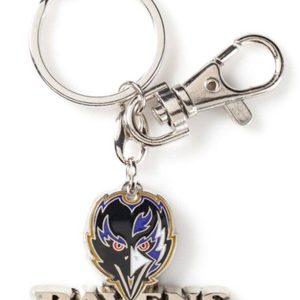 Aminco USA – NFL Baltimore Ravens Logo Heavyweight Keychain