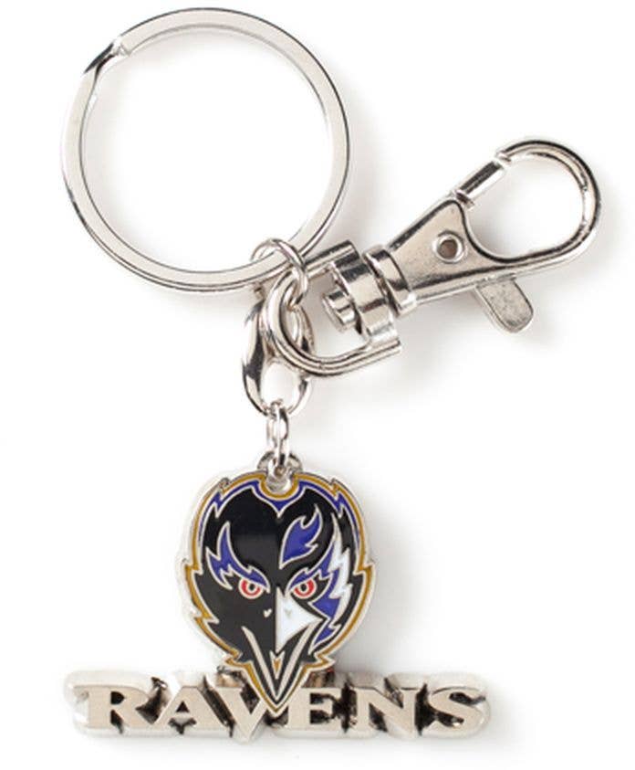Aminco USA – NFL Baltimore Ravens Logo Heavyweight Keychain