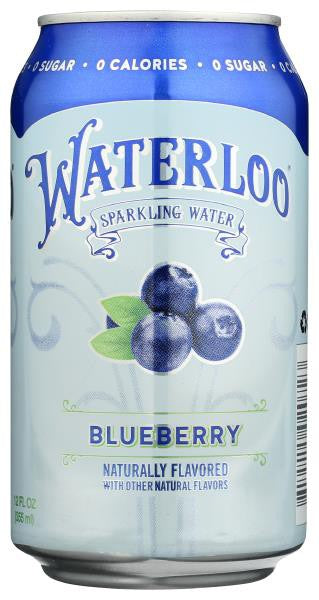 Waterloo Blueberry Sparkling Water, 12 Fl Oz | Pack of 3