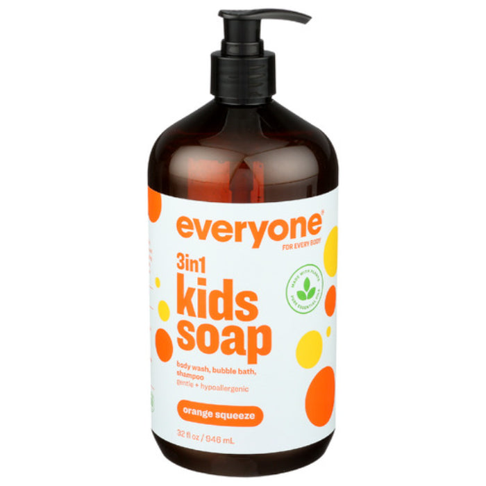 Everyone – Soap Kids Orange Squeeze 32 Oz – Pack Of 3