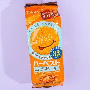 Tohato Smile Harvest Super Thin Biscuit Bag – Brown Sugar