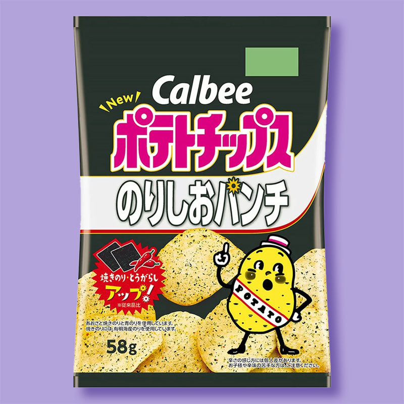 Calbee Potato Chips – Nori Shio Punch