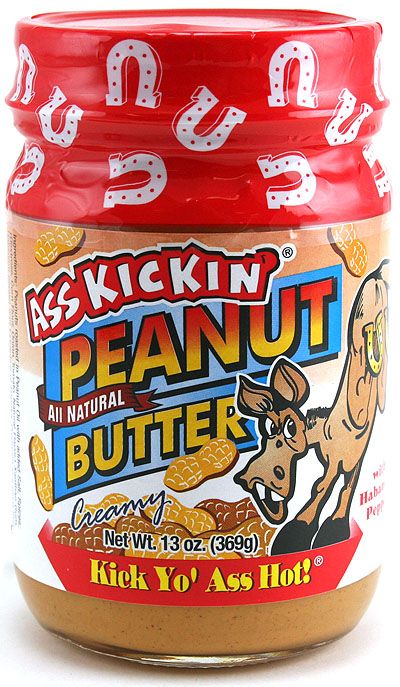 Ass Kickin’ Peanut Butter, 8oz.