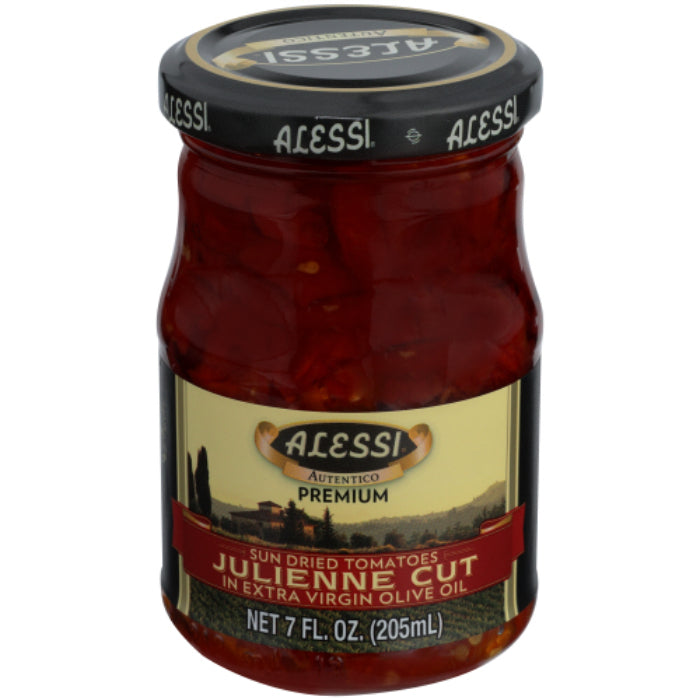 Alessi – Sundried Tomato Julian Cut, 7 Oz | Pack of 6