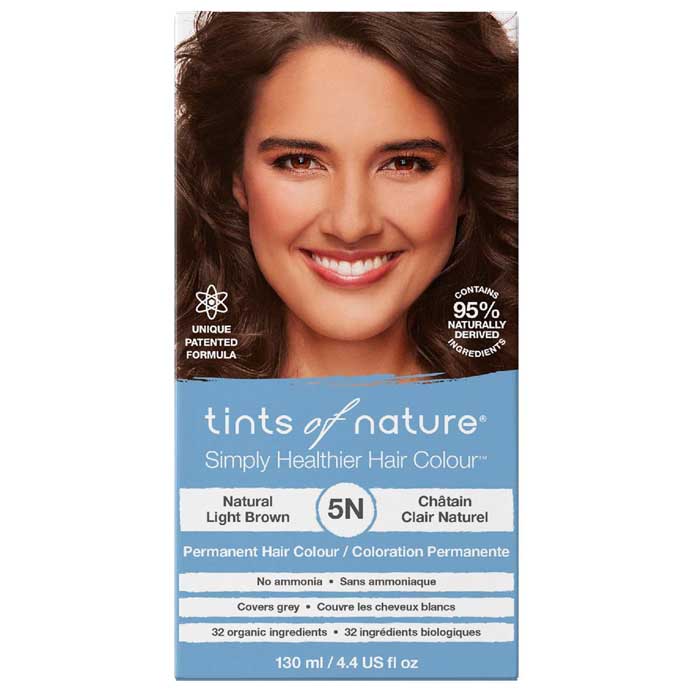 Tints of Nature – 5N Natural Light Brown Permanent Hair Dye, 4.4 fl oz