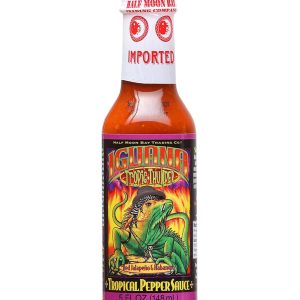 Hot Sauce Iguana Tropic Thunder Red Jalapeno & Habanero 5 oz Heat 6