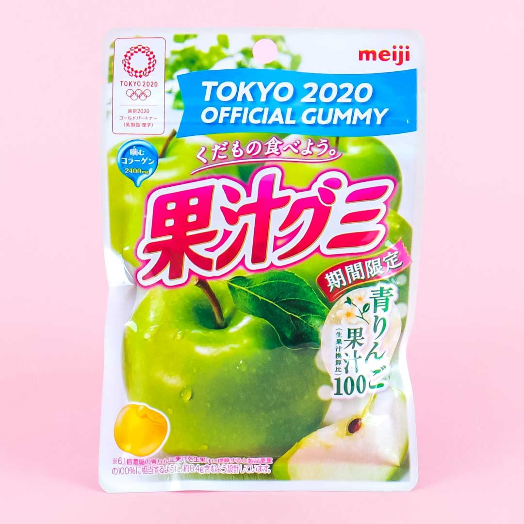 Meiji Kajyu Fruit Gummies – Green Apple