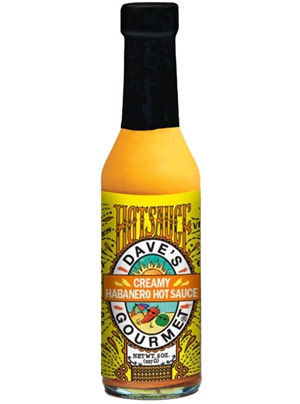 Dave’s Gourmet Creamy Habanero Hot Sauce, 8oz.