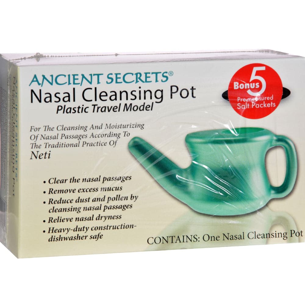 Ancient Secrets – Nasal Cleansing Neti Pot – Plastic