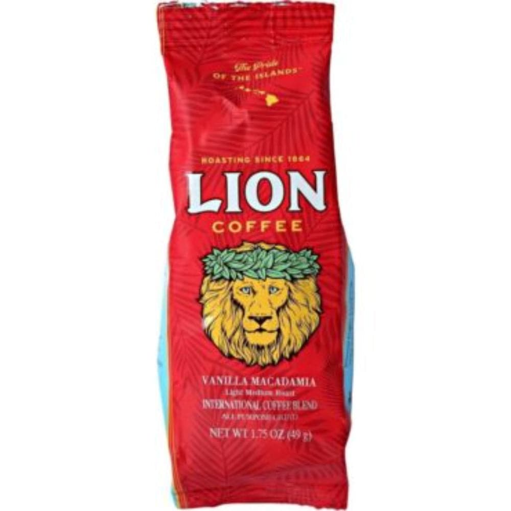 Lion Coffee – Coffee Vanilla Macadamia, 1.75 Oz