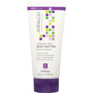 Andalou Naturals – Body Butter Firming Lavender Shea, 8 oz