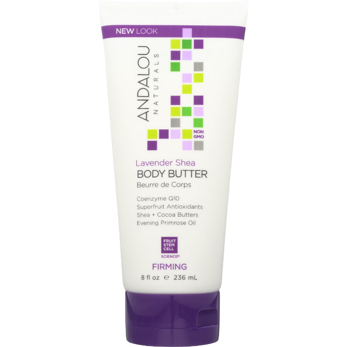 Andalou Naturals – Body Butter Firming Lavender Shea, 8 oz