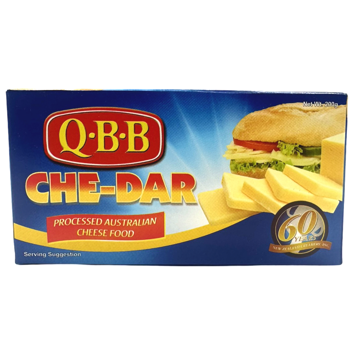QBB- Che-Dar – Processed Australian Cheese Food – 200 G