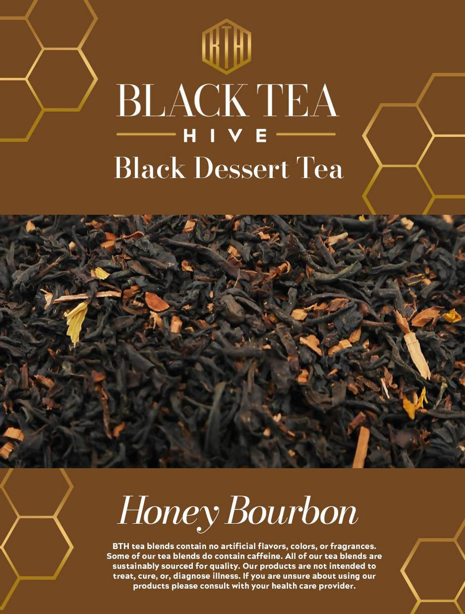 Honey Bourbon Black Tea (Loose Leaf) – 6 Bags x 2oz