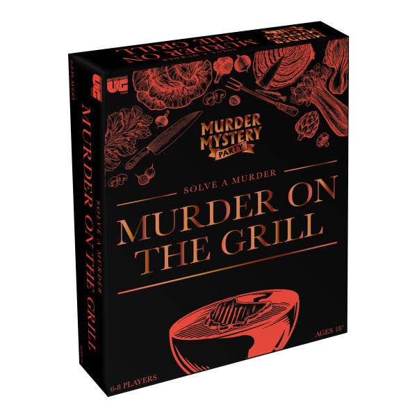 University Games – A Murder on the Grill-Murder Mystery Party Party