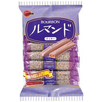 Bourbon “Lumando, Rumando” Crepe cookies, 12 bars in 1 pack, 105g