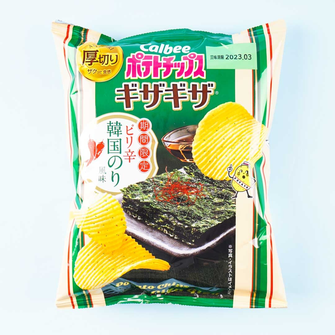 Calbee Potato Chips – Jagged Spicy Korean Nori