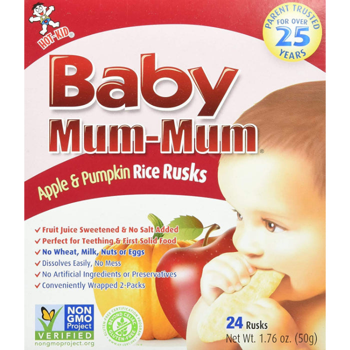 Hot Kid – Mum Mums Baby Apple, 1.76 oz | Pack of 6