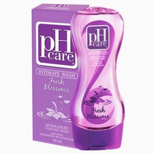 pH Care – Intimate Wash – Fresh Blossoms (Purple) – pH Balanced Clinically Tested with Dual Hydrating Moisturizers