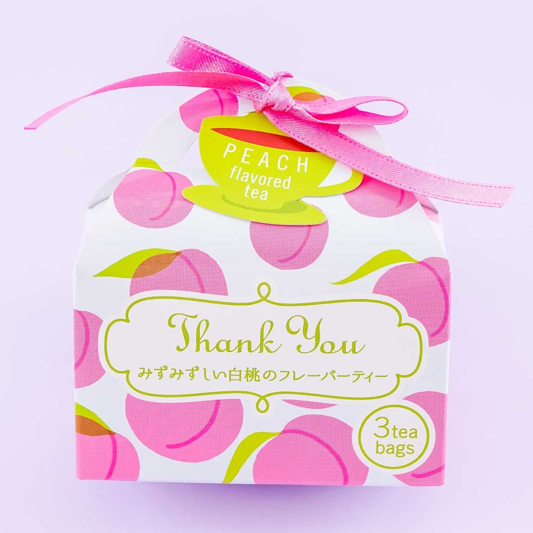 Thank You Tea Box – White Peach