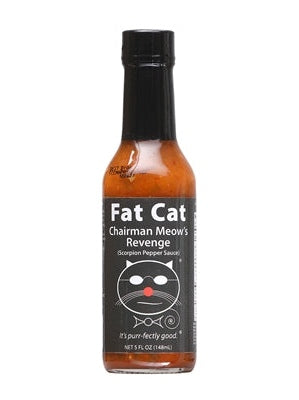 Hot Sauce Fat Cat Chairman Meows Revenge Scorpion 5 oz Heat 9