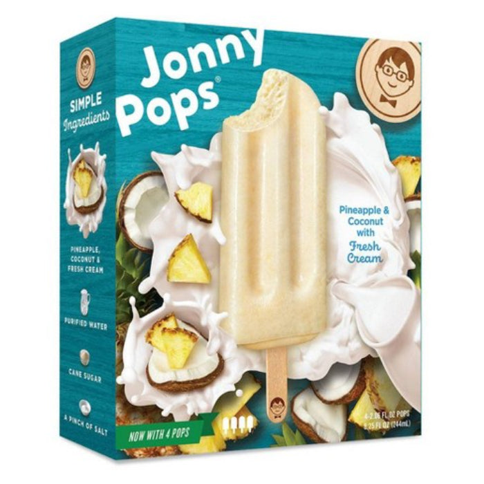 Jonnypops – Ice Cream Bar Pineapple Coconut 8.24 Fo – (Pack of 6)