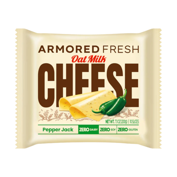 Armored Fresh – Oat Milk Pepper Jack Slices, 7.1oz