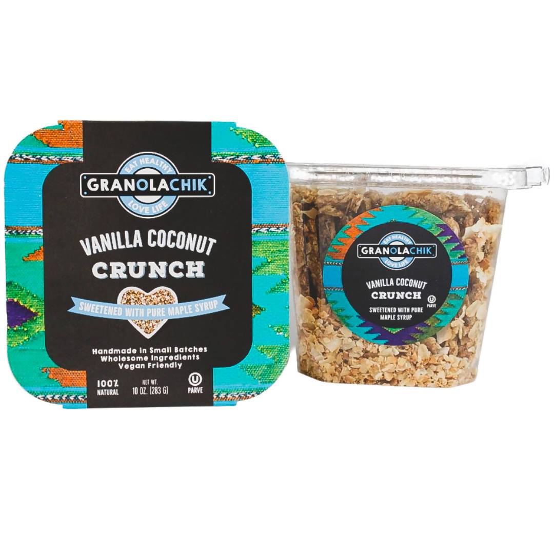 Granola Chik Vanilla Coconut Crunch Containers – 6 containers x 10oz