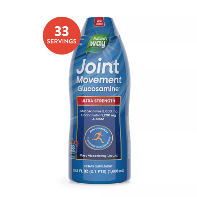 Nature’s Way Joint Movement Glucosamine Extra Strength Liquid, 33.8 oz