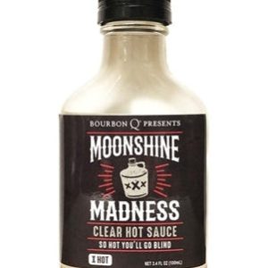 Hot Sauce Moonshine Madness Clear 3.4 oz Heat 5