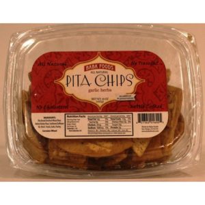 Baba Foods – All Natural Pita Chips Garlic Herb, 16 oz