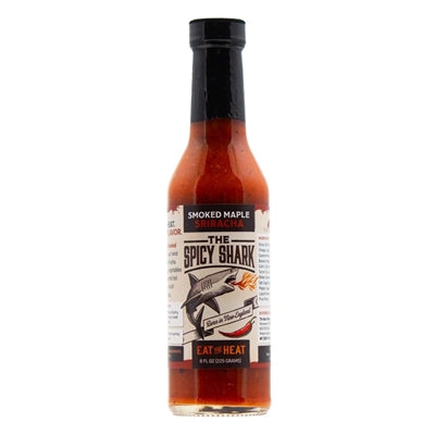 Hot Sauce Spicy Shark Smoked Maple Sriracha Heat 3