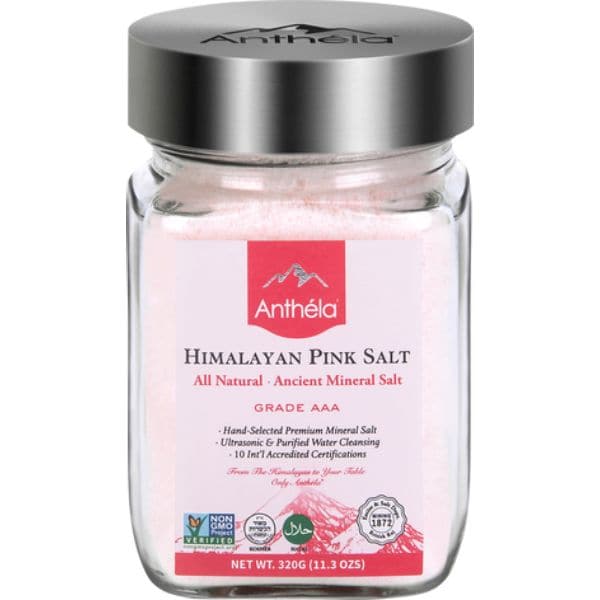 Anthela – Fine Grain Glass Jar, 11.3 Oz – Pack of 8