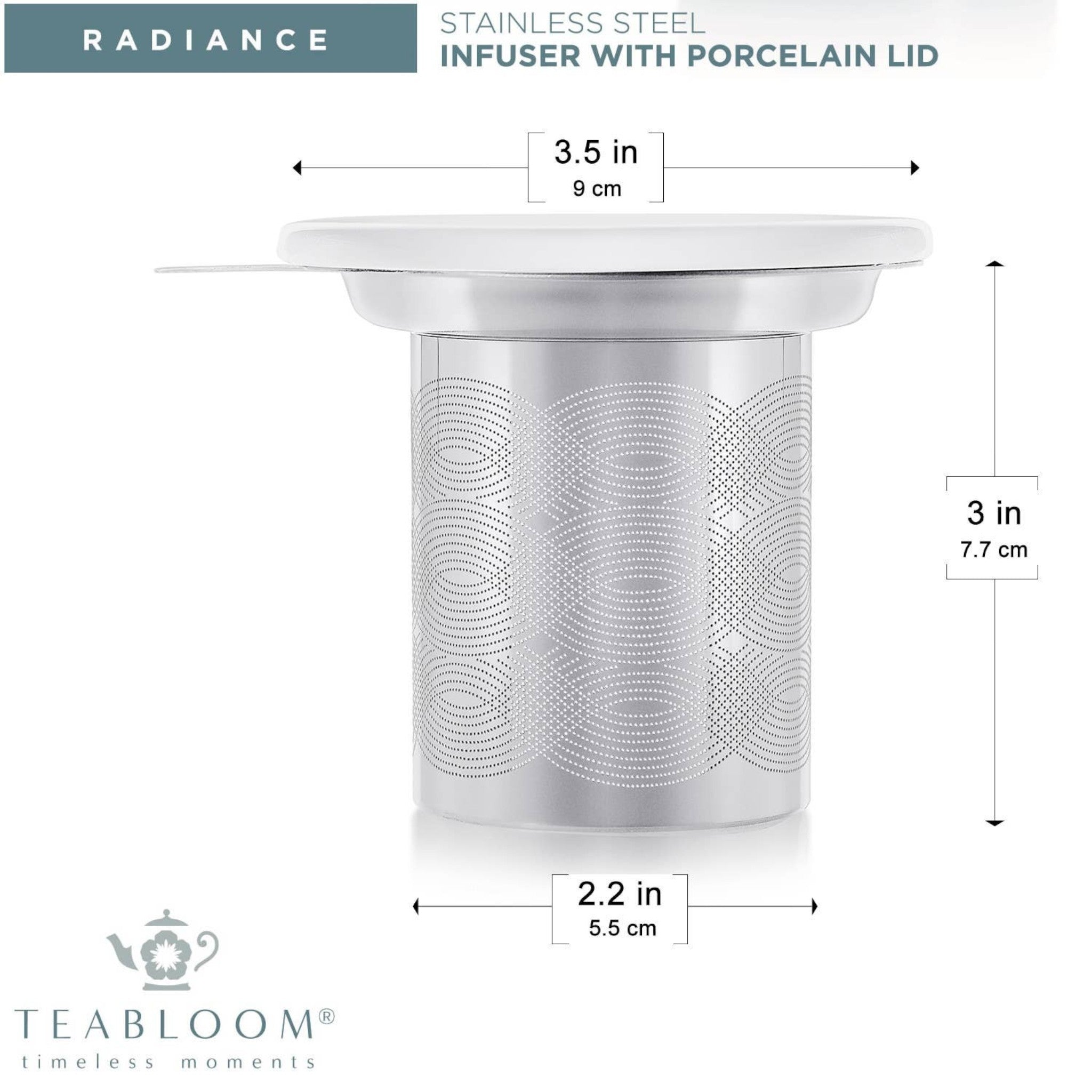 Teabloom – Teabloom Loose Tea Infuser with Porcelain Lid