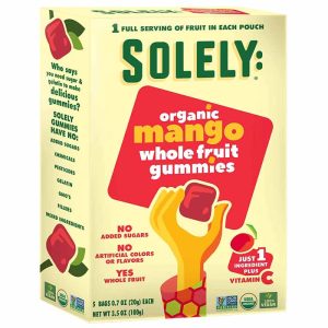 Solely – Organic Whole Fruit Gummies, 3.5oz | Assorted Flavors