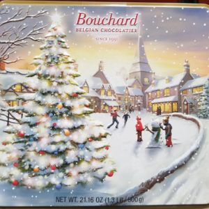 Bouchard Belgian Chocolatier Napolitains Gift Tin Box, 21.16 oz.