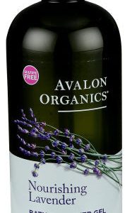Avalon Organics – Lavender Nourishing Bath & Shower Gel, 14 oz