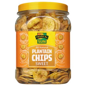 Tropical Sun Plantain Chips – Sweet & Crispy 15oz Snack for Healthy Enjoyment