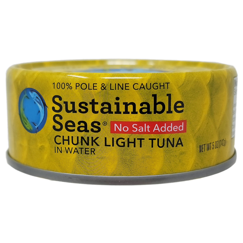 Sustainable Seas No Salt Added Chunk Light Tuna – 5oz.