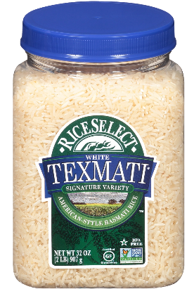 Rice Select Texmati White Rice, 32 oz Jars (Pack of 4)