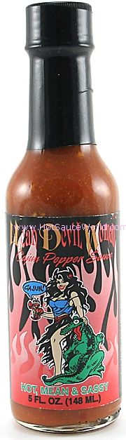 Mean Devil Woman Hot Sauce, 5oz.