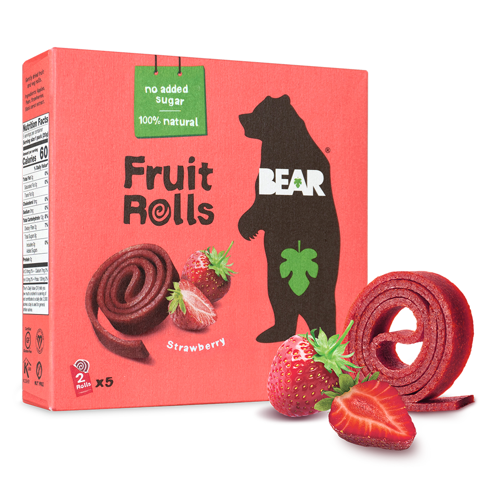 BEAR Snacks – Fruit Rolls Halloween Variety Pack, 8.4oz | Pack of 5