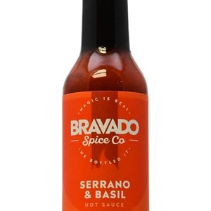 Bravado Spice Co. Serrano and Basil Hot Sauce, 5oz.