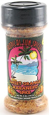 Tropical Sun Sweet Orange Habanero Spice, 5oz.