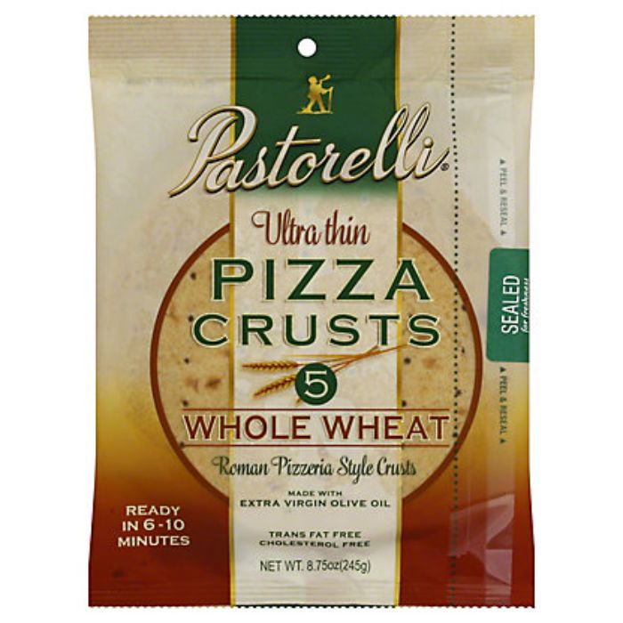 Pastorelli Crust Pizza White Thin 7In 5Ct 8.75 Oz – Pack of 10