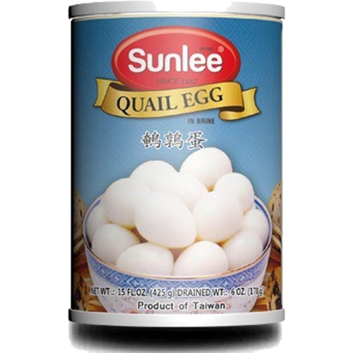 Sunlee Brand – Quail Egg in Brine – 15 OZ