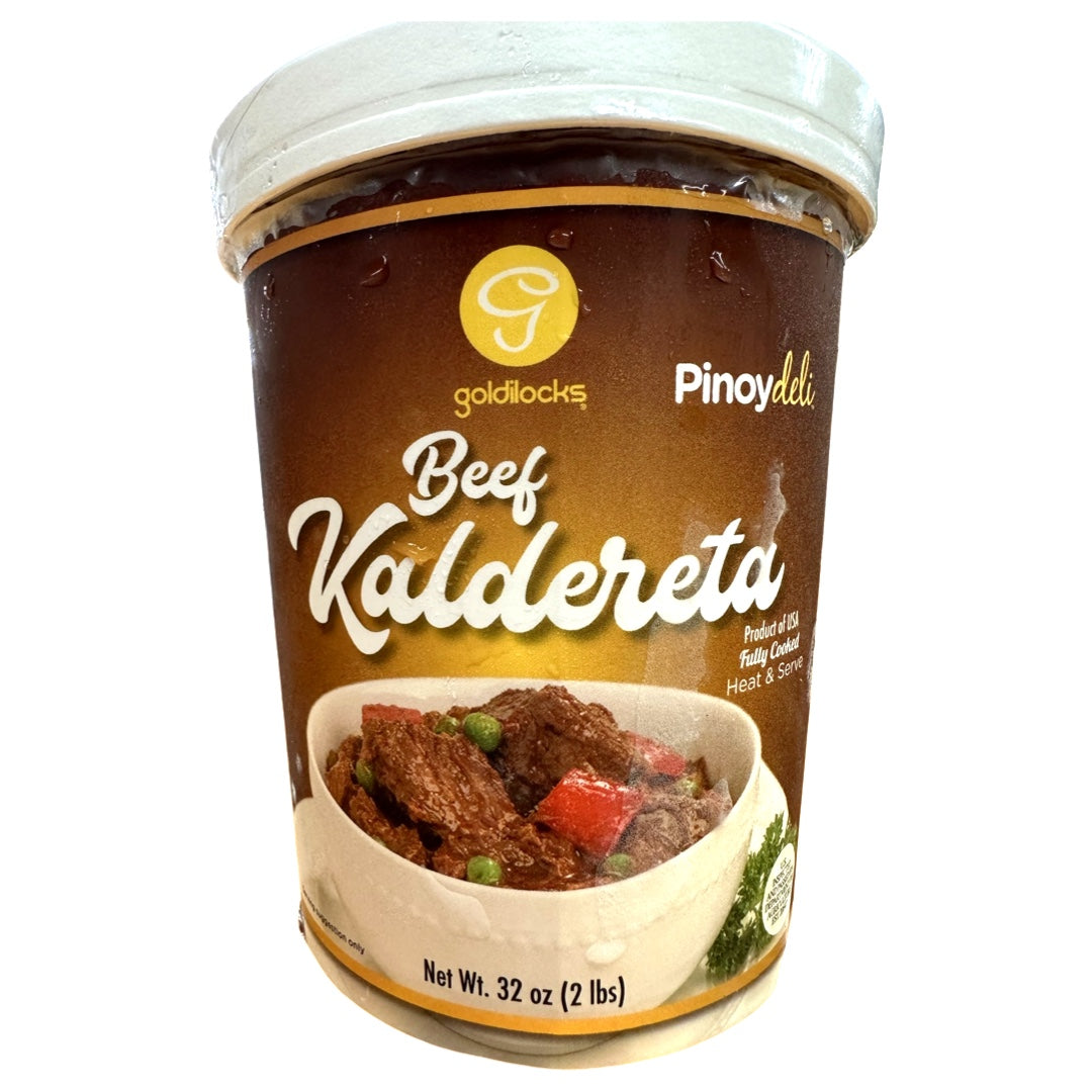 Goldilocks – Beef Kaldereta- Fully Cooked – Heat and Serve – 2 LBS