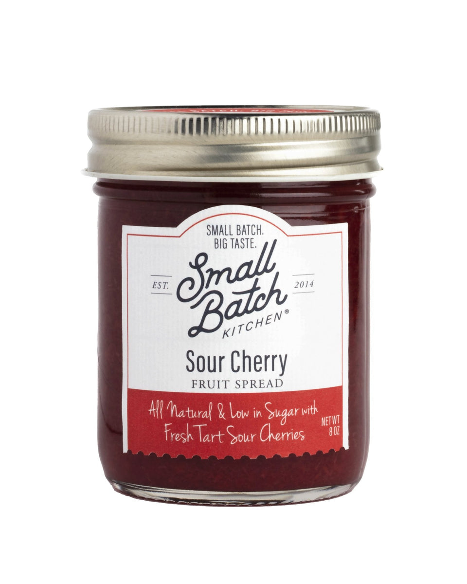 Small Batch Kitchen Sour Cherry Fruit Spread Jars – 6 jars x 8 oz