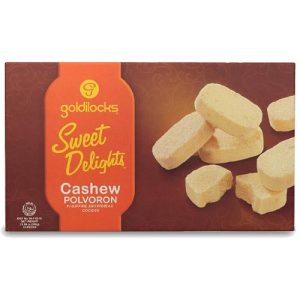 Goldilocks – Sweet Delights – Cashew – Polvoron – Philippine Shortbread Cookies – 12 Pieces – 10.60 OZ