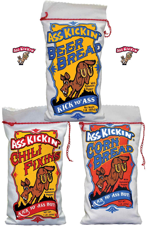 Ass Kickin Chili and Bread Gift Set, 3/16oz.